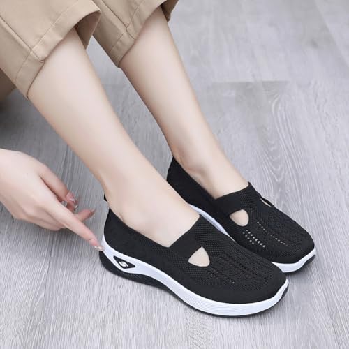 Women's Woven Orthopedic Breathable Soft Shoes Arch Support Casual Comfortable Walking Working Running3