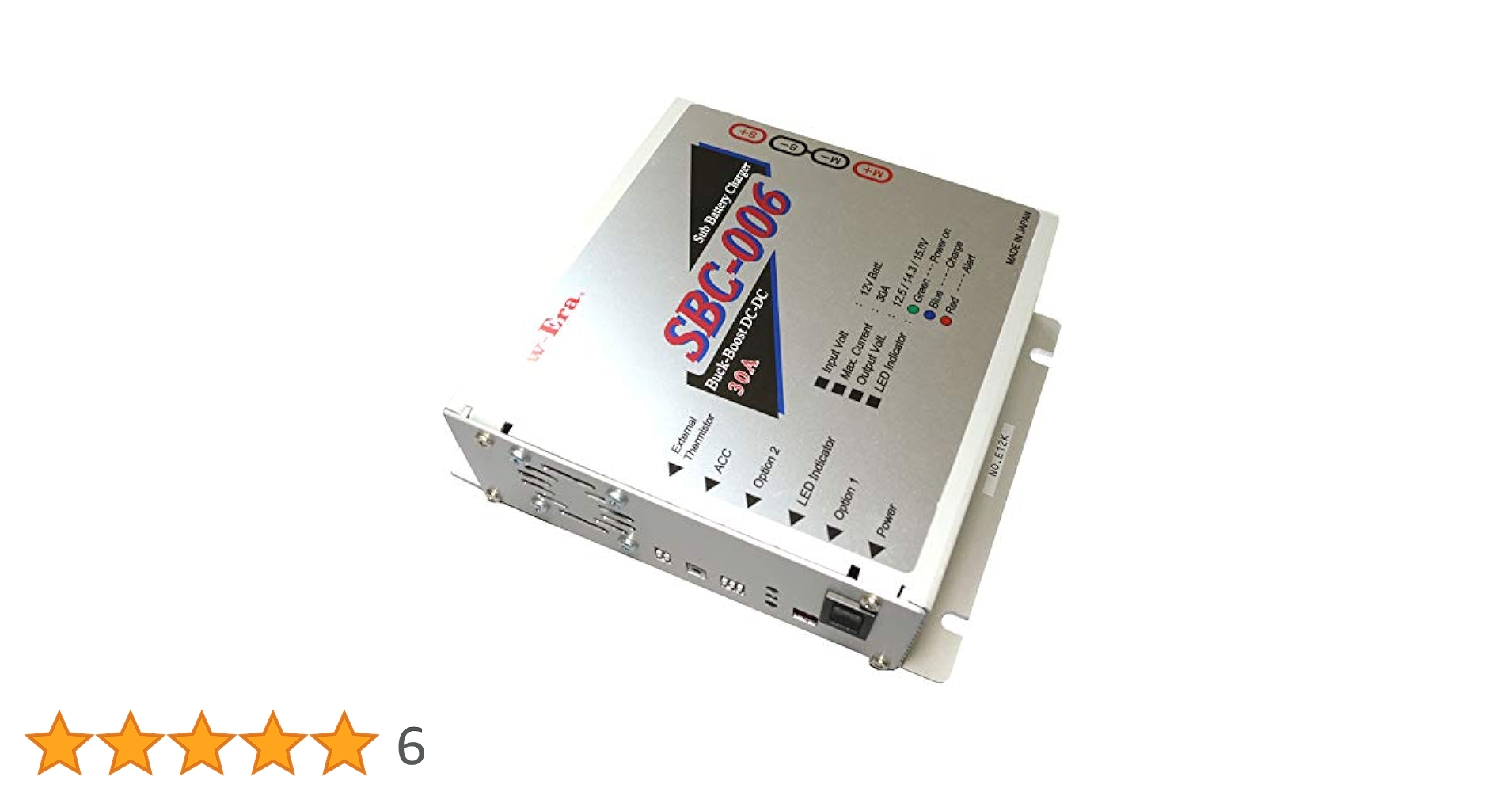 New Era ニューエラ SBC-006 サブバッテリーチャージャー 12v New-Era 昇降圧機能搭載サブバッテリーチャージャー SBC-006