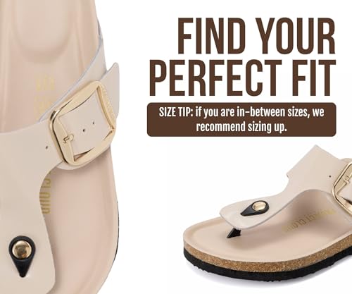 Image of Project Cloud Womens Sandals 100% Genuine Leather Thong Sandals for Women - Memory Foam Insole Women Sandals - Non-Slip Flip Flops for Women - Lightweight Sandals Women Footwear 2026