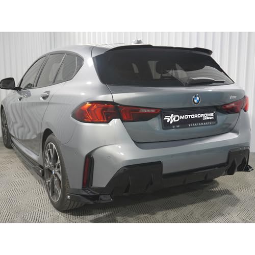 Motordrome Roof spoiler (Spoiler Cap) compatible with BMW 1-Series (F70) M-Sport 2024- (ABS Gloss black)