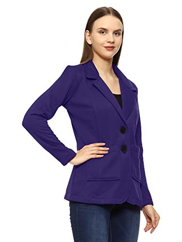 Image of ROARERS WOMEN REGULAR LENGTH POLY FLEECE SOLID COAT