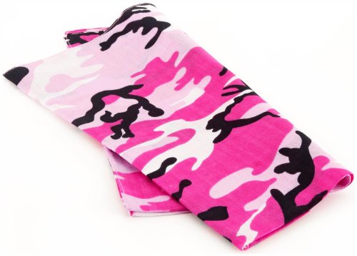 Pink Camo Bandana Party Accessory (1 count)