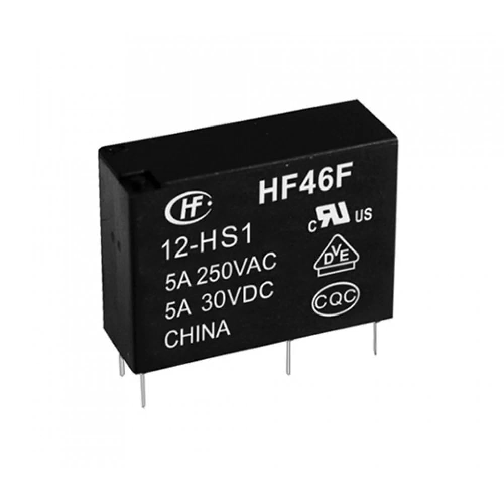 TECHTONICS Hongfa HF46F Series 5A SPST 12VDC Sealed Subminiature Intermediate Power Relay (B0CTMRNW42) Amazon Price History, Amazon Price Tracker