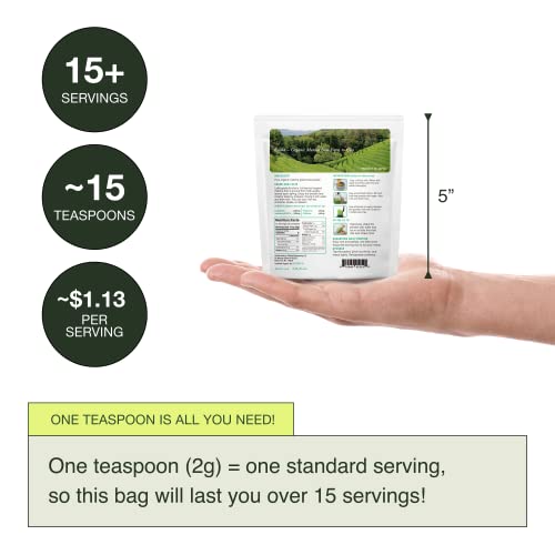 Encha Latte Grade Matcha Green Tea - First Harvest Organic Matcha Green Tea Powder, From Uji, Japan (30G/1.06 Ounce) Premium Powder For Matcha Latte, Matcha Smoothie | Caffeine, L-Theanine, No Added Sugar #TOP5