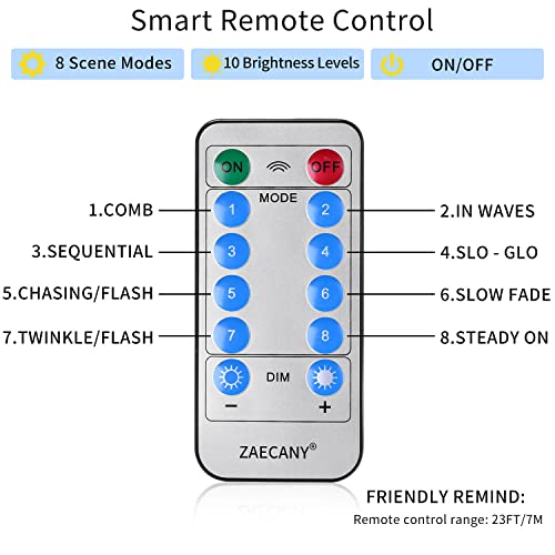 Zaecany Led String Christmas Lights 99Ft 300 Leds Fairy String Lights For Bedroom, Patio, Indoor/Outdoor Waterproof Copper Wire Lights For Birthday, Wedding, Party Fairy Lights With Remote Cool White #TOP3