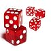 YH Poker 16mm Seriallized Casino dice with Razor Edges and Matchiong Serial Numbers Set of 5- Red