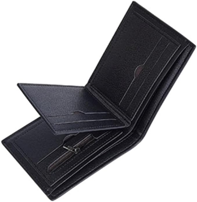 VIDI Short Wallet Multi-card Slot Men's Horizontal Pu Leather