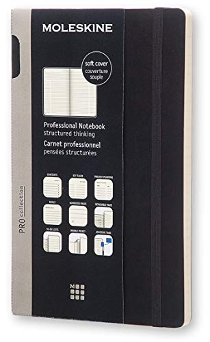 Moleskine 948727 - Cuaderno, tapa blanda, 13 x 21, color negro