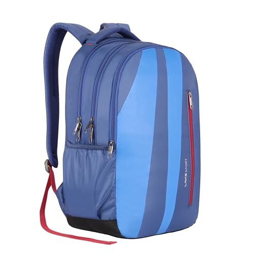 Image of Lavie Sport Bolt 31L Laptop Backpack For Men & Women | College Bag For Boys & Girls (Royal Blue)