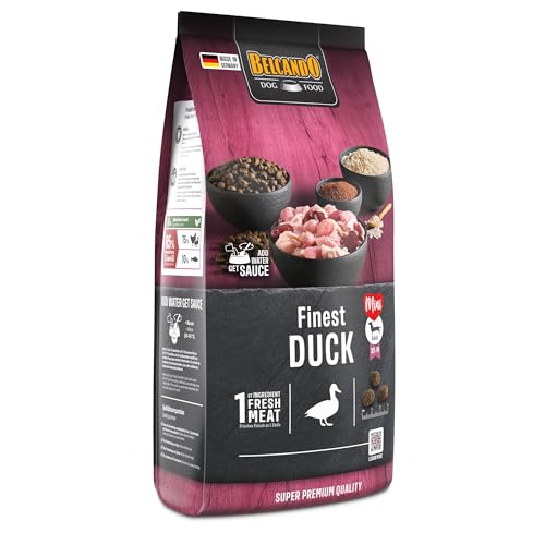 Belcando Finest Duck Hundefutter | Trockenfutter für kleine & mittlere Hunde | Alleinfuttermittel für ausgewachsene Hunde ab 1 Jahr (1 kg neu)