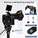 Leofoto Photography Monopod Dolly, Universal 33lbs Capacity Monopod Wheels, Adjustable Desktop Tripod Mount for Canon Sony Nikon DSLR Cameras Camcorder Photo Video Lighting (DY-40)