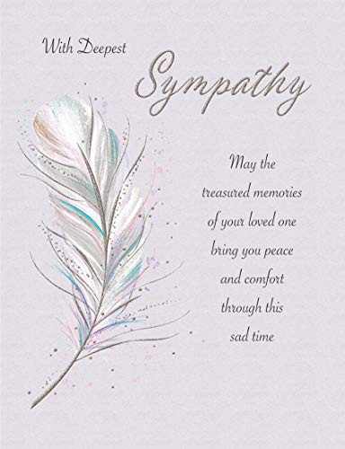 Piccadilly Greetings Tarjeta de condolencias clásica - 8 x 6 - Regal Publishing