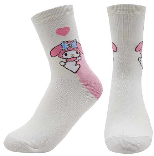 Image of JJMax Women's Kitty Cute Cartoon Cotton Blend Ankle Socks Sets