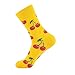Produktbild LILONGXI Lustige Socken,Herbst Winter Cherry Schnittplan Gedruckt Fashion Crew Socken, Atmungsaktiv, Antibakteriell Athletische Rohner Socken Outdoor Warmen Stricken Socken Aus Baumwolle(3pcs)