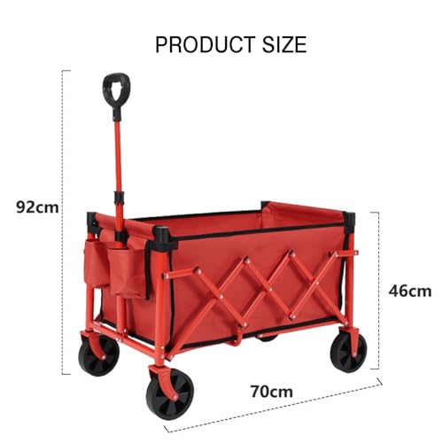 Carro plegable con ruedas ideal para tus escapadas de camping y picnics 3
