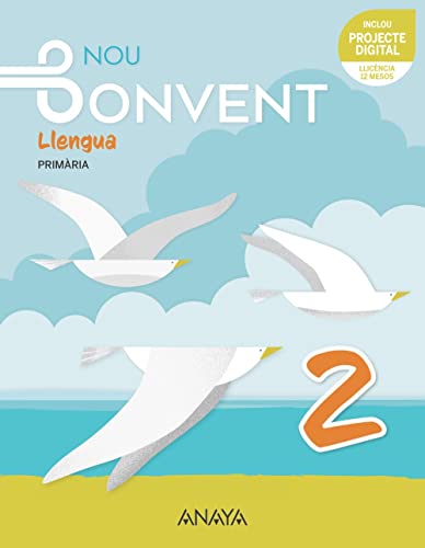 Portada de Llengua 2º Educacio Primaria Nou Bonvent Valencia
