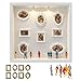 DIY Tiny Museum Silhouette Box, Tiny Museum Frames with Lights Figurines, 2026 Celebrate Your Unique Memories in Style for Anniversary, Wedding, Birthday & Home Décor (White)