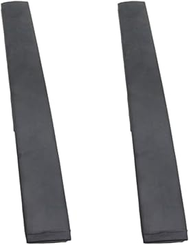 Front Pair Roof Exterior Trim - Drip Molding for Buick for Encore 20132021, for Chevrolet for Trax 20152021, and Opel/Vauxhall for Mokka 20152021 ABS, Black