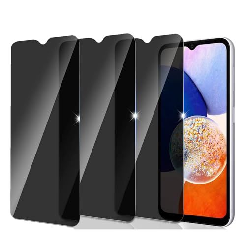 Filtre confidentialité Samsung Galaxy M14 5G et A14 vitre anti espion pour les transports