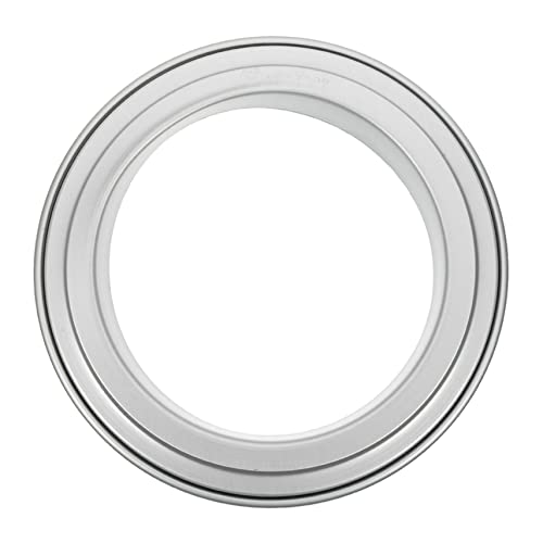 KICHOUSE Pizza Saucing Ring Heat Resistant Metal Pizza Seasoning Tool with Smooth Edges Easy to Clean for Home Bakery Restaurant Cooking