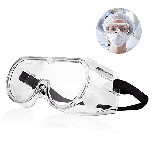 Medical Safety Goggles Splash Resistant Indirect Vent Eye Protection Anti-Fog Dust-Proof Wind-Proof Safety