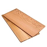 Unglaublich guten Geschmack des Zedernholzaromas, Die Grillplanken sind aus Kanadischen Western Red Zedernholz hergestellt und somit bestens geeignet für einen einzigartigen Grillgenuss.