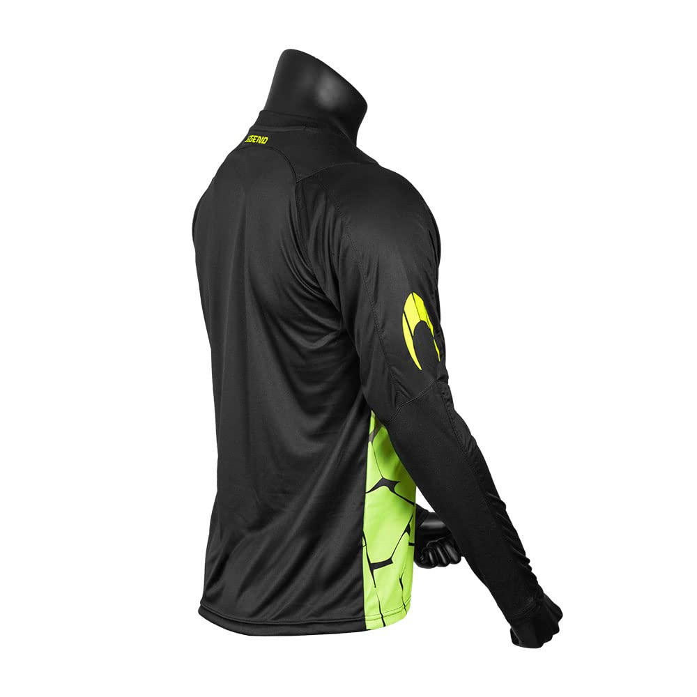 HO Soccer Jersey Legend 2022 Lime, Camiseta de Portero, Unisex niños, Lima/Negro, 14/XS