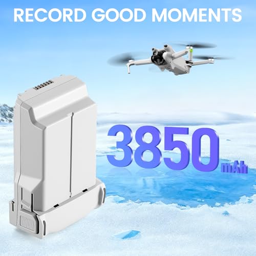 styvra Intelligent Flight Mini 4 Pro/3 Series Battery Rechargeable(2-Pack) 3850mAh 7.38V with Bi-Directional Two-Way Charging Hub for 47-51 Mins Max Flight Compatible with DJI Mini 4 Pro/3/3 Pro by styvra - Image 2