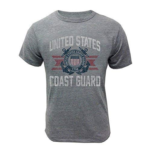 Coast Guard Vintage Basic Tshirt - MD Grey