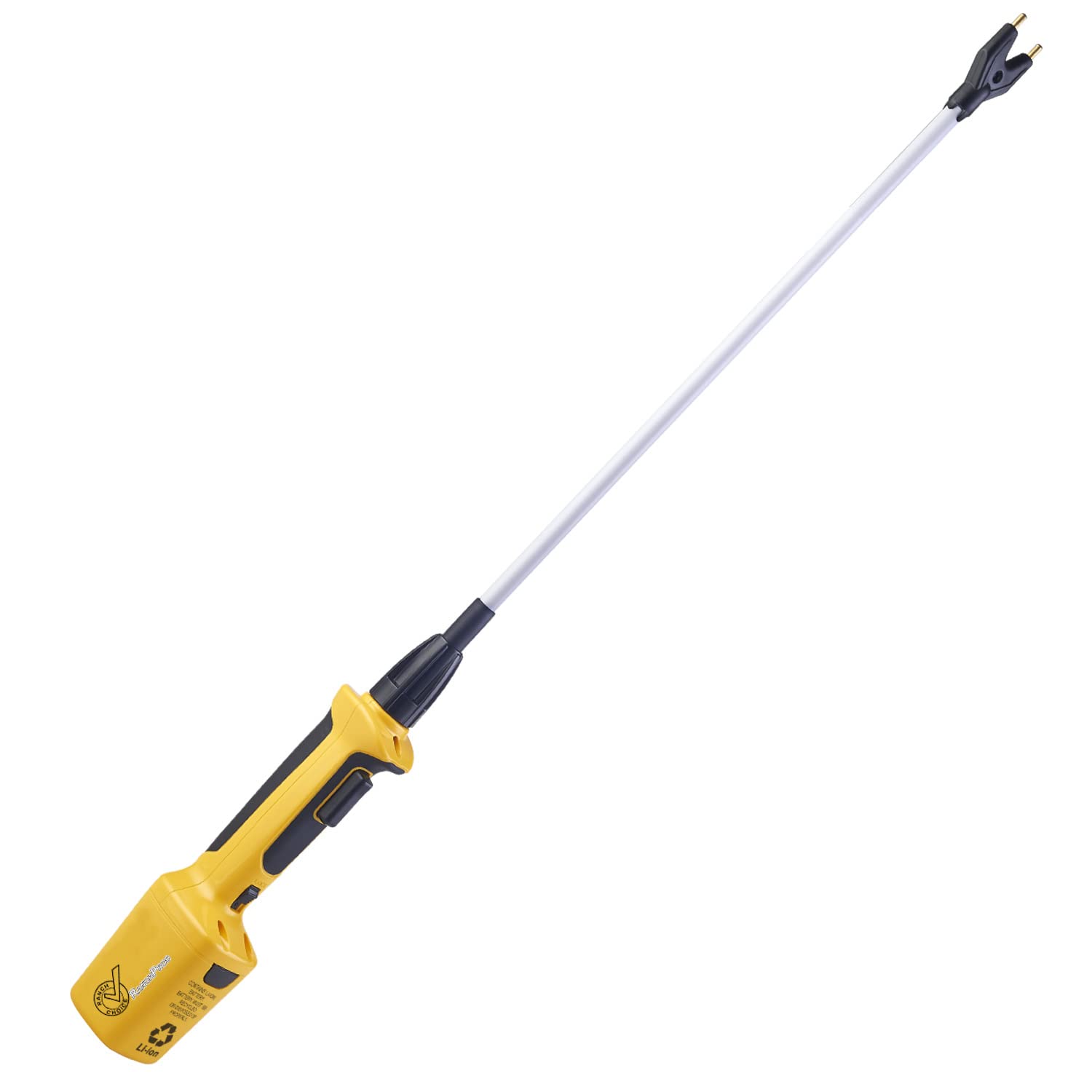 RANCH CHOICE Rechargeable Livestock Prod for Cows Electric Cattle Prod for Cow Dog prod Animal prod Hot Shock with Flexible Shaft (Shaft Length 28 inch), Total Length 38"
