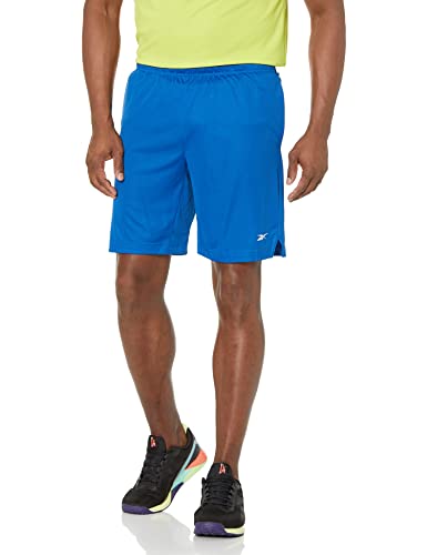 Reebok Men's Training Knit Shortsv1 Shorts, Vector Blue, Small