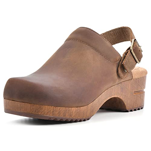 Image of WHITE MOUNTAIN Shoes Being Leather Footbeds Clog