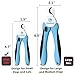 gonicc Professional Small Dog and Cat Nail Clippers Sharp Stainless Steel Pet Nail Trimmers(with Free Nail File in Handle), with Safety Guard to Avoid Overcutting