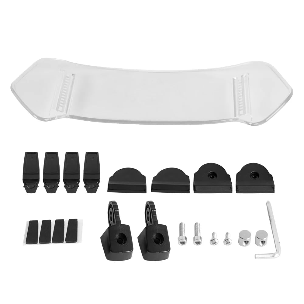 Extensión Parabrisas Motocicleta para BMW R1250GS R 1250 GS Adventure ADV LC GS HP, Ajustable Deflector Viento Parabrisas Delantero Motocicleta con Clip, Elevado Parabrisas