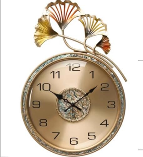 Grande horloge décorative moderne de 20 pouces pour habiller un salon chic