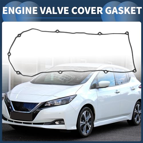 Image of Valve Cover Gasket, Cylinder Head Valve Seal Gasket No.132704M500 for Nissan ALMERA 2000-on Black, Rocker Cover Gasket 1 Pc