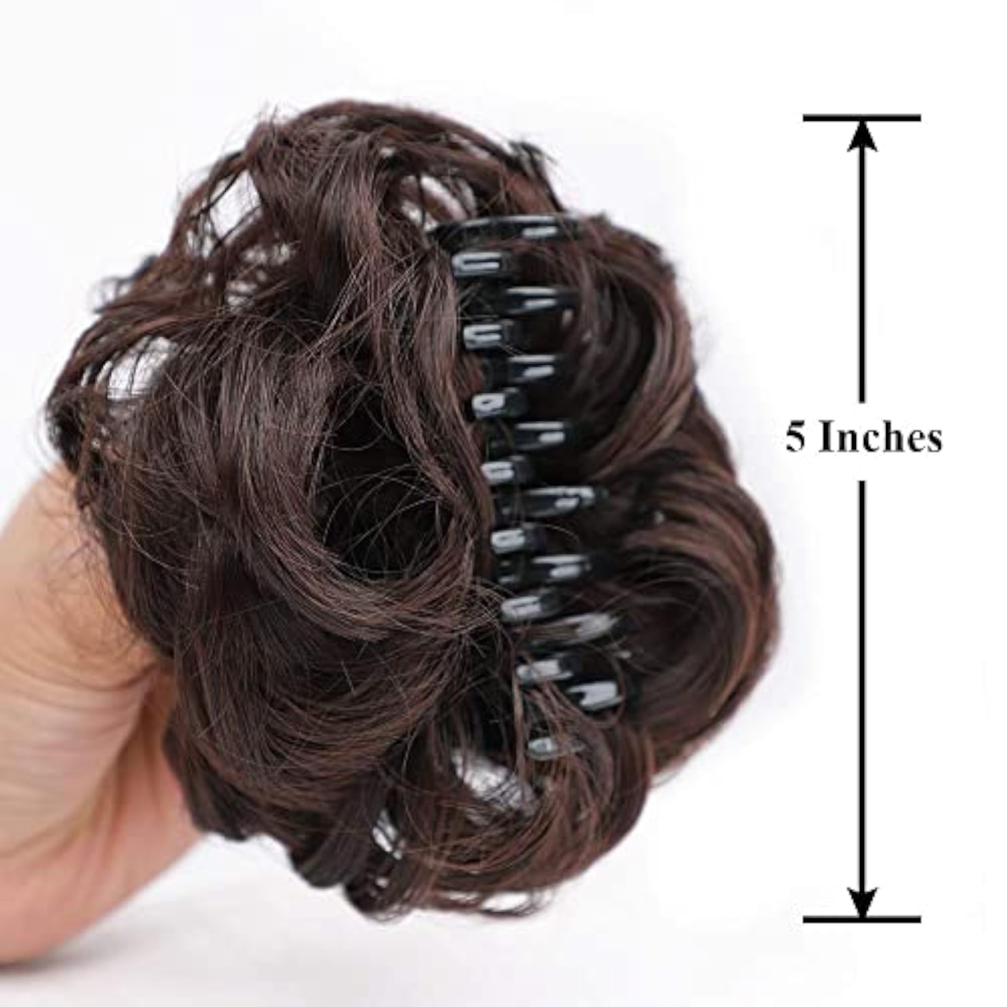 Messy Curly Dish Hair Claw Bun Clip for Women