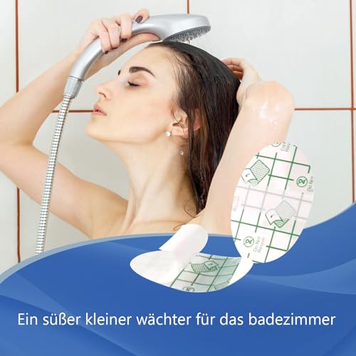 BORISCA 60 Stück Wasserdicht Ohr Patches, Wasserdichter Ohrenschutz Aufkleber Ultradünne Transparente Wasserdichter Ohrstöpsel Wasserdichte Ohrpflaster fur Duschen, Schwimmen, Surfen