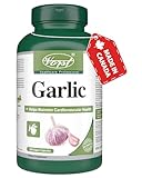 VORST Garlic 1200mg Per Serving 180 Vegan Capsules | Helps Maintain Cardiovascular & Heart Health | Garlic Pills for Blood Pressure | Powder Pills | 1 Bottle