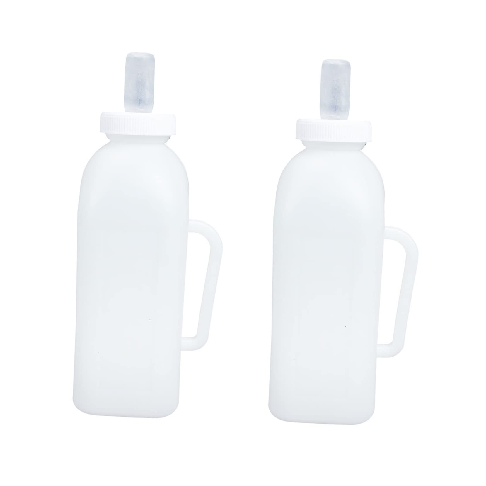 Toddmomy 4 Piezas biberón confiable para terneros biberones Botella Bebe biberón Animal recién Nacido Leche de Cerdo Botella de Leche para Mascotas Botella de Leche de Cordero Cachorro bebé
