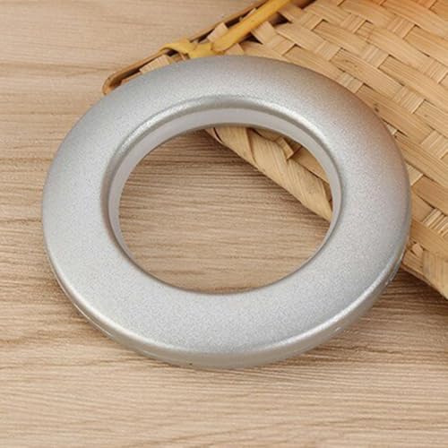 Anillos de cortina silenciosos con protección para barra de dormitorio x80 7
