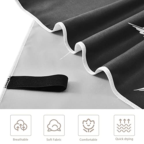 Yasala Sand Free Beach Towel Marijuana White Leaves Oversize Soft Bath Towel Quick Dry Lightweight Hiking Camping Compact Towel 31" × 71" #TOP2