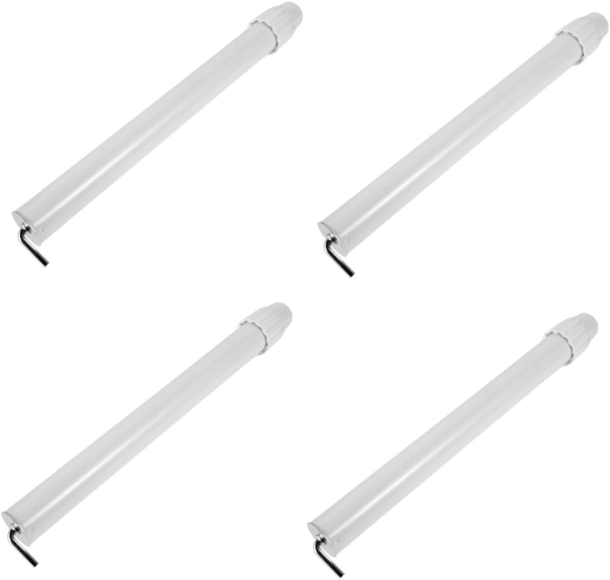4pcs Electric Fan Telescoped Rod Compatible Support Pole for Pedestal and Standing Fans Extension Column for Various Brands Sleek Design