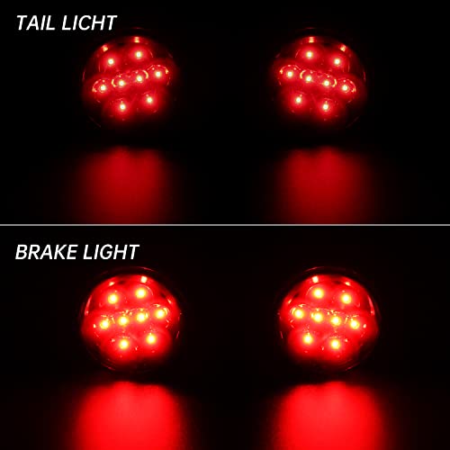 Cpowace Red Led Tail Light Compatible With Can-Am Outlander Renegade Commander Maverick 2011-2017 Pack Of 2 #TOP2