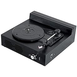 Gramophone, Tourne-Disque Bluetooth Vintage, Affichage du Lecteur de Vinyle, Bois de chêne Tourne Maintenant avec 1… - Les Beatles, Paul McCartney, John Lennon, RIngo Starr, George Harrison