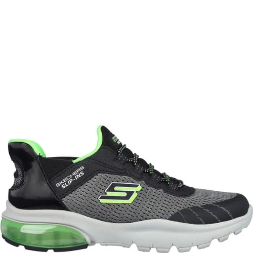 Skechers Kids Boys Skechers Razor Air-Hyper-Brisk Sneaker, Charcoal/Black, 1, Little Kid - image 2