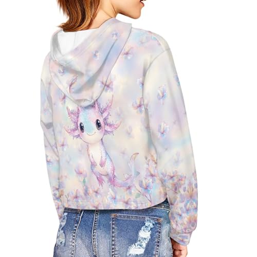 Cute Tops for Girls 5-14 Long Sleeve Crop Top Girls' Fashion Hoodies & Sweatshirts Crewneck Pullover Sweatshirt4