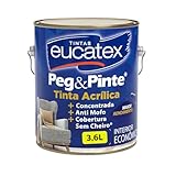 Tinta Eucatex Acrílica Peg Pinte Anti-mofo 3,6l - Cores Acabamento Fosco Cor Cinza Chromium