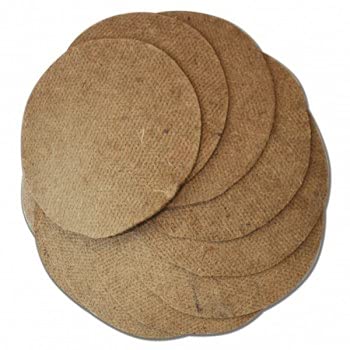 WormBox Set of 10 Hemp Moisture Mat/Mattress for Wormery/Worm Farm Eco-Worm, etc | Ø 40 cm