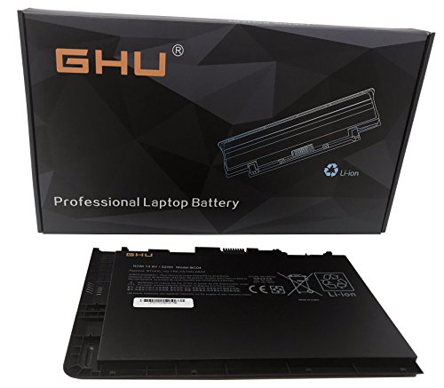 GHU Battery BT04XL Compatible with HP EliteBook Folio 9740 9740m 687945-001 687517-171 696621-001 BA06 HSTNN-IB3Z BT04 BA06XL H4Q47AA H4Q48AA HSTNN-I10C 52WH 14.8V 4-Cell